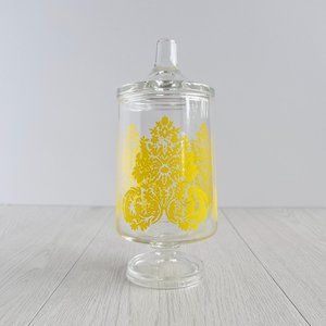 Adorable Vintage Glass Candy Jar | Vintage Home Decor